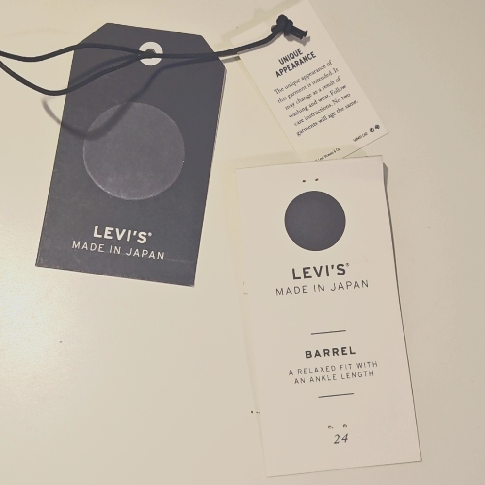 ✨️Levi's Made In Japan Barrel Women's Jeans size 24✨️ NWOT - Picture 9 of 9
